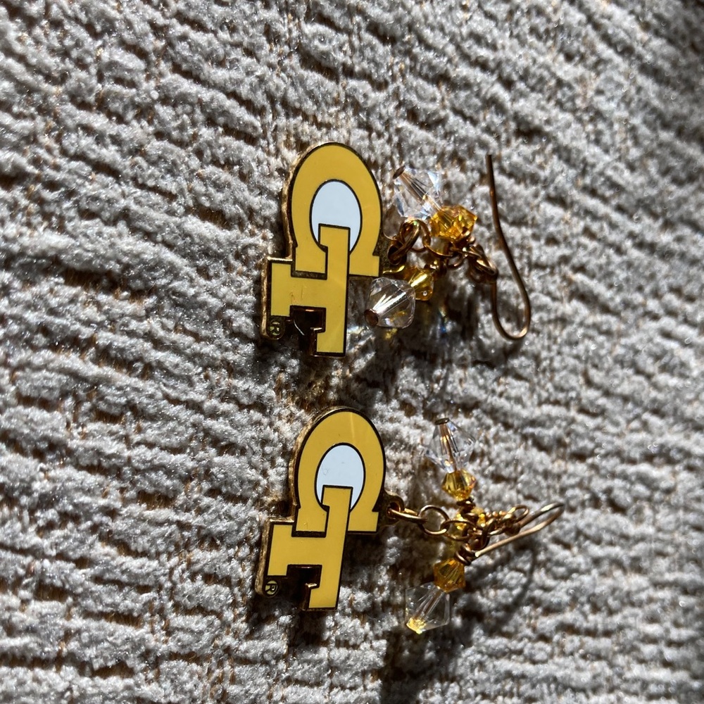 Georgia Tech Spirit Dangle Earrings